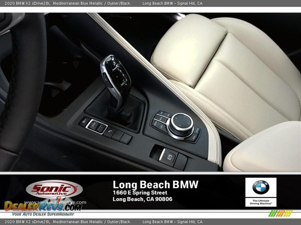 2020 BMW X2 sDrive28i Mediterranean Blue Metallic / Oyster/Black Photo #6