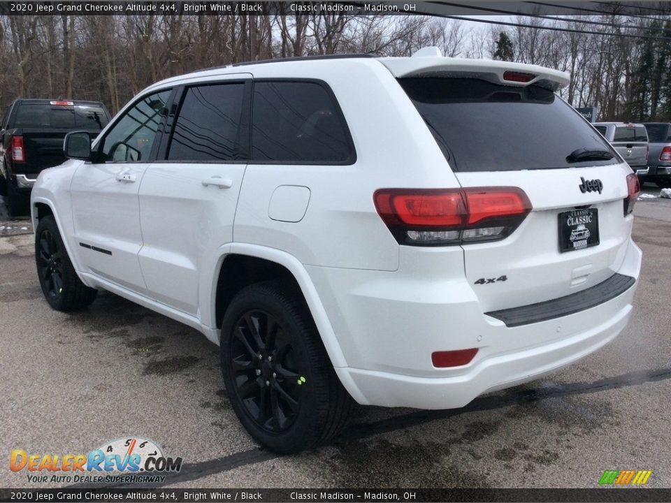 2020 Jeep Grand Cherokee Altitude 4x4 Bright White / Black Photo #7