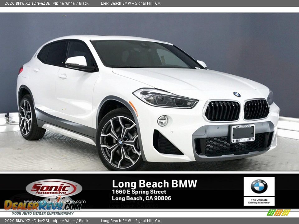2020 BMW X2 sDrive28i Alpine White / Black Photo #1