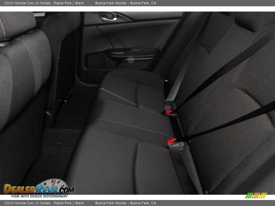 2020 Honda Civic LX Sedan Rallye Red / Black Photo #17