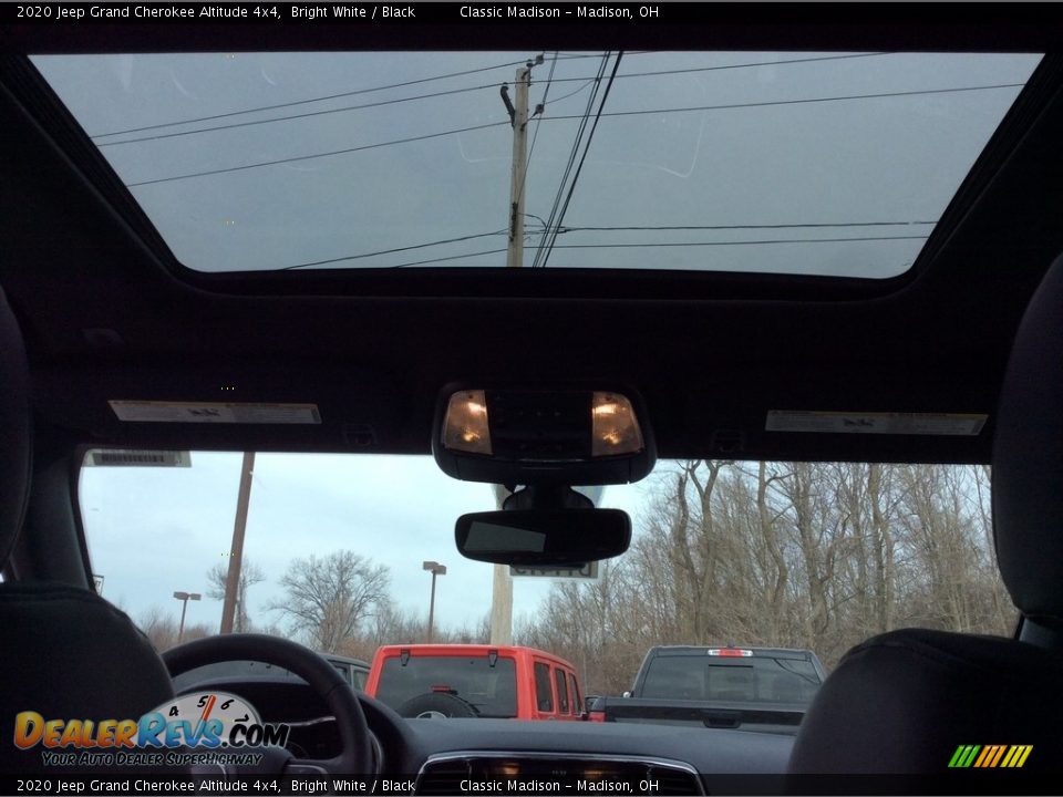 2020 Jeep Grand Cherokee Altitude 4x4 Bright White / Black Photo #12