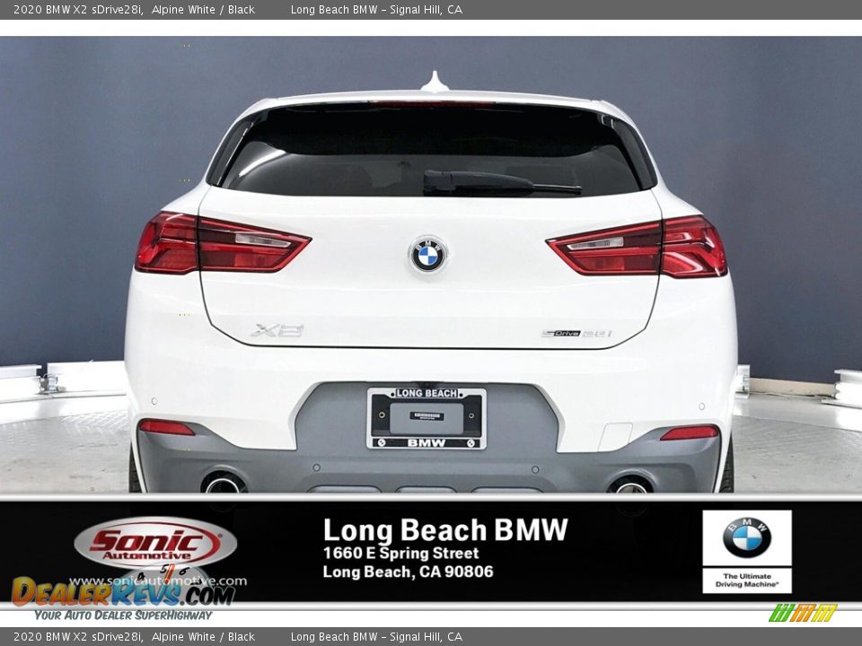 2020 BMW X2 sDrive28i Alpine White / Black Photo #3