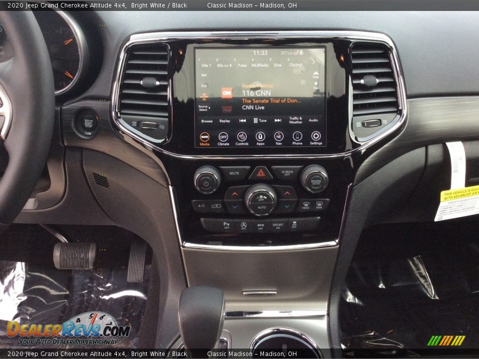 2020 Jeep Grand Cherokee Altitude 4x4 Bright White / Black Photo #14