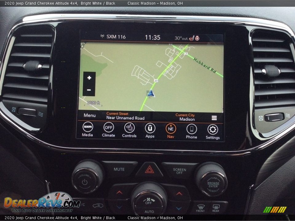 2020 Jeep Grand Cherokee Altitude 4x4 Bright White / Black Photo #16