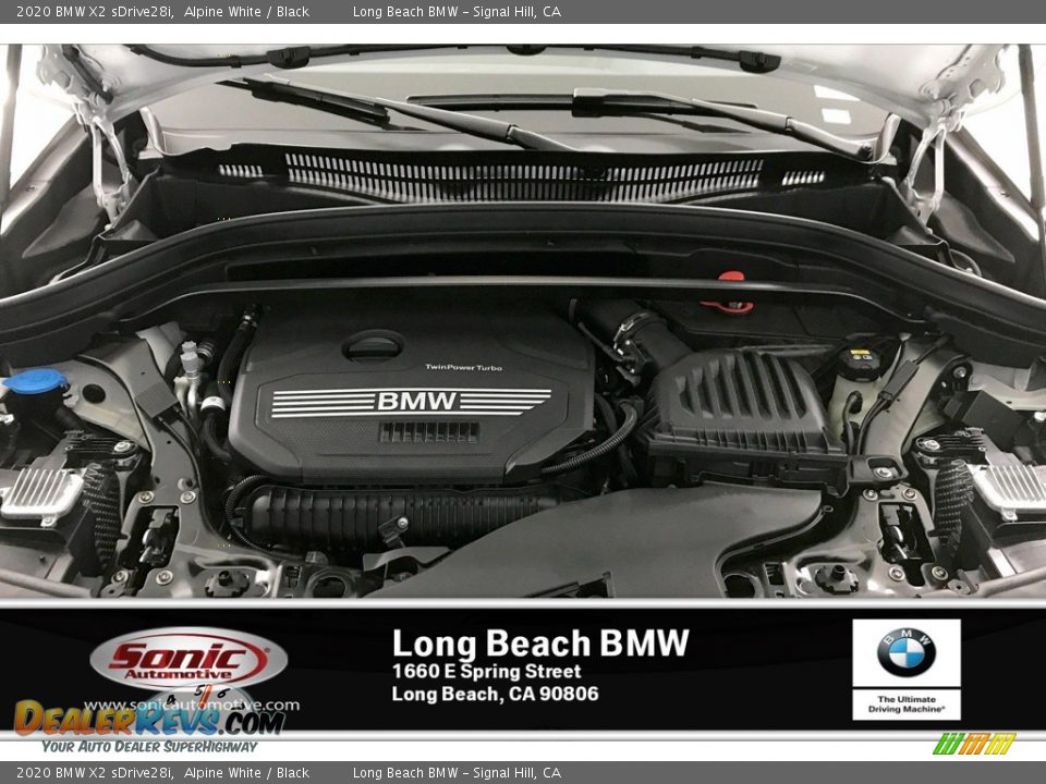 2020 BMW X2 sDrive28i Alpine White / Black Photo #8