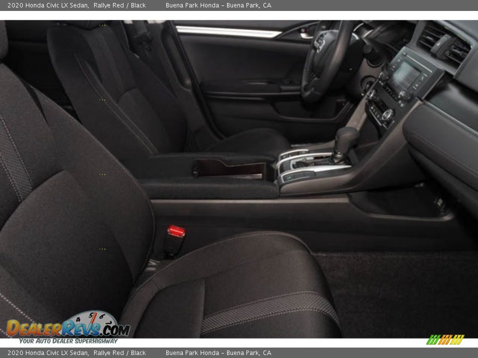 2020 Honda Civic LX Sedan Rallye Red / Black Photo #29