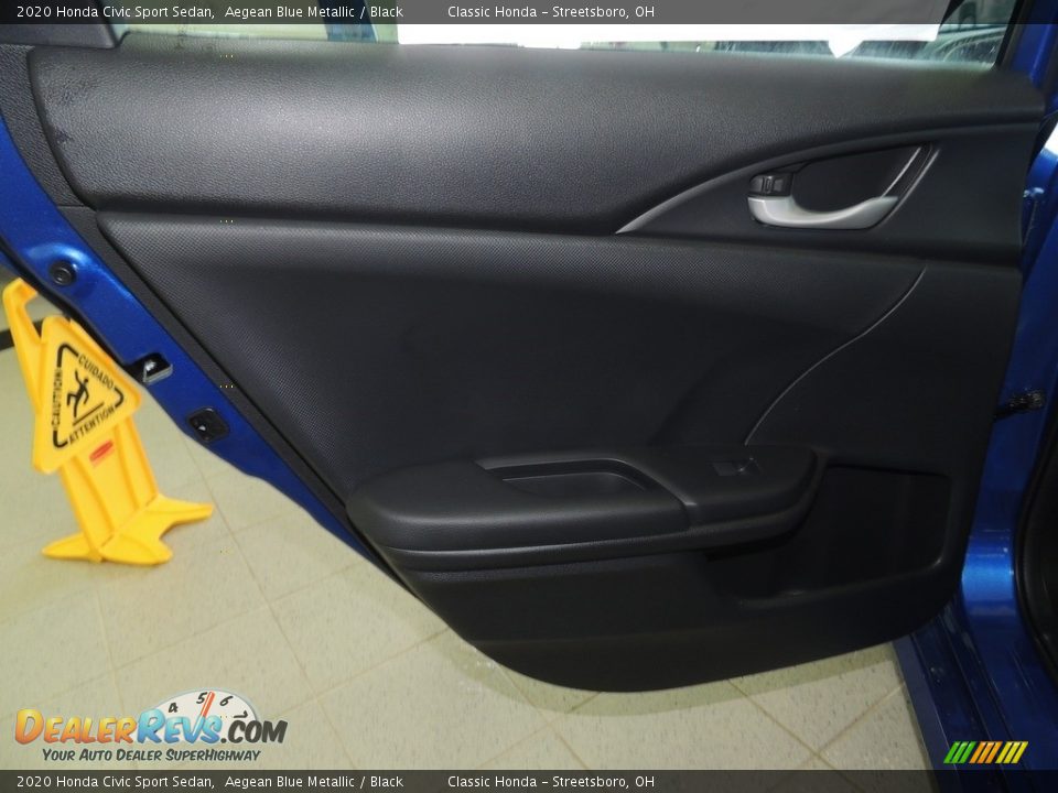 2020 Honda Civic Sport Sedan Aegean Blue Metallic / Black Photo #10