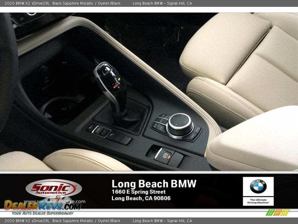 2020 BMW X2 sDrive28i Black Sapphire Metallic / Oyster/Black Photo #6