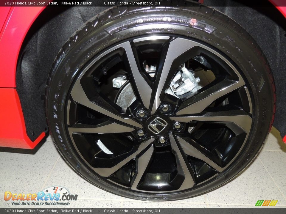 2020 Honda Civic Sport Sedan Rallye Red / Black Photo #18