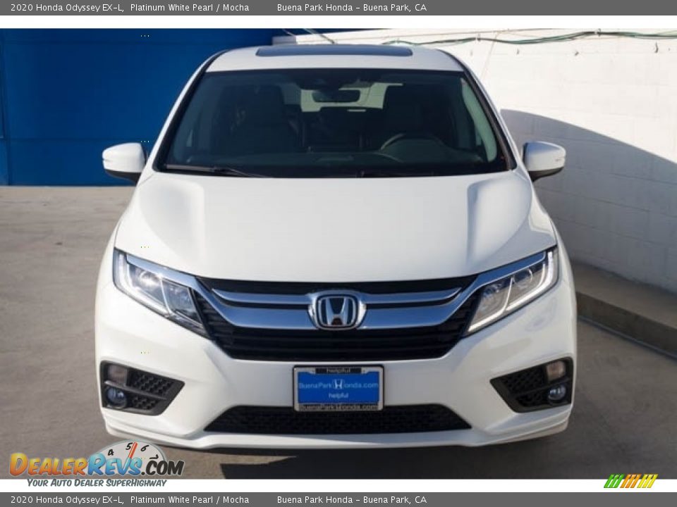 2020 Honda Odyssey EX-L Platinum White Pearl / Mocha Photo #3