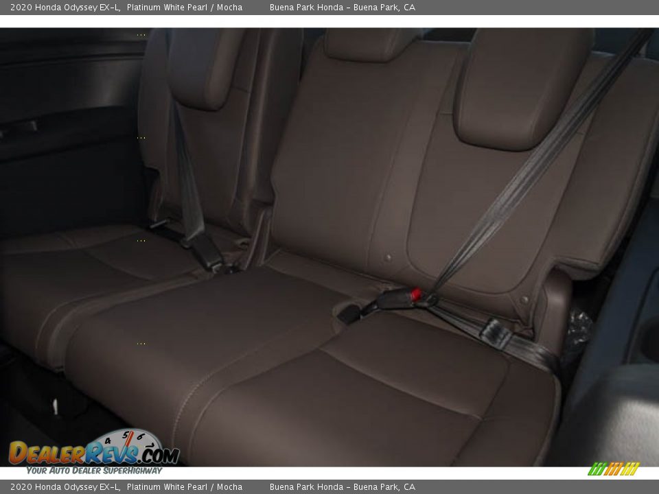 2020 Honda Odyssey EX-L Platinum White Pearl / Mocha Photo #25