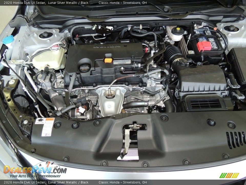 2020 Honda Civic LX Sedan Lunar Silver Metallic / Black Photo #18