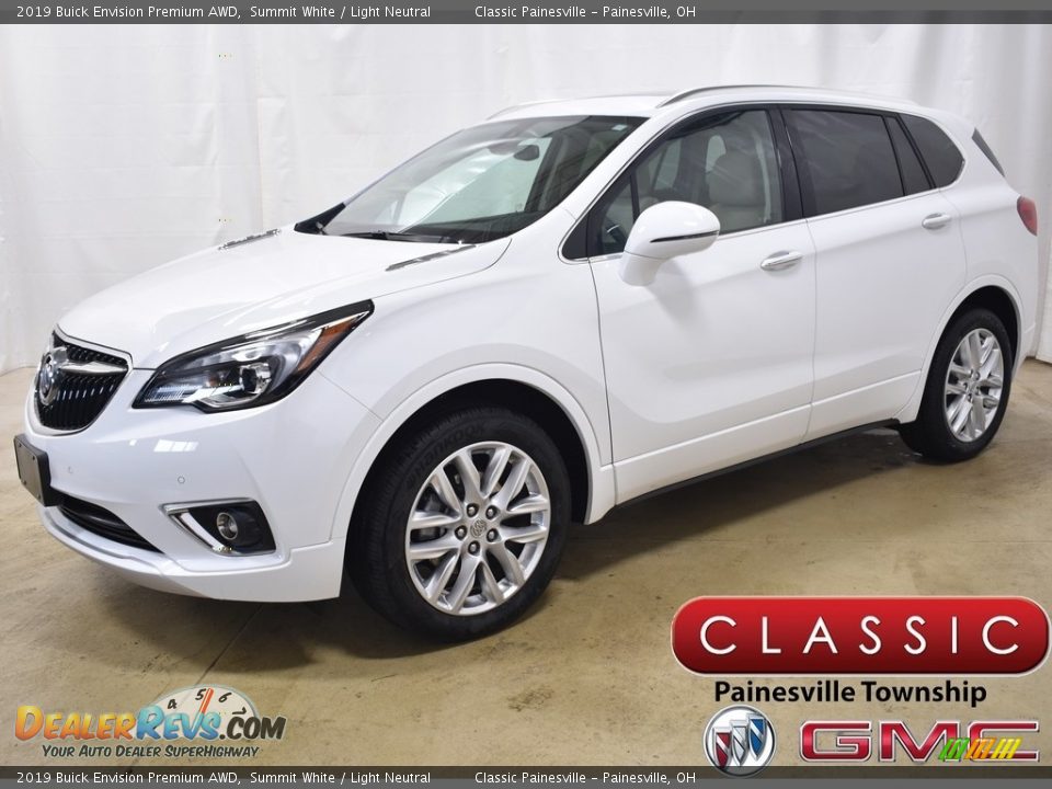 2019 Buick Envision Premium AWD Summit White / Light Neutral Photo #1