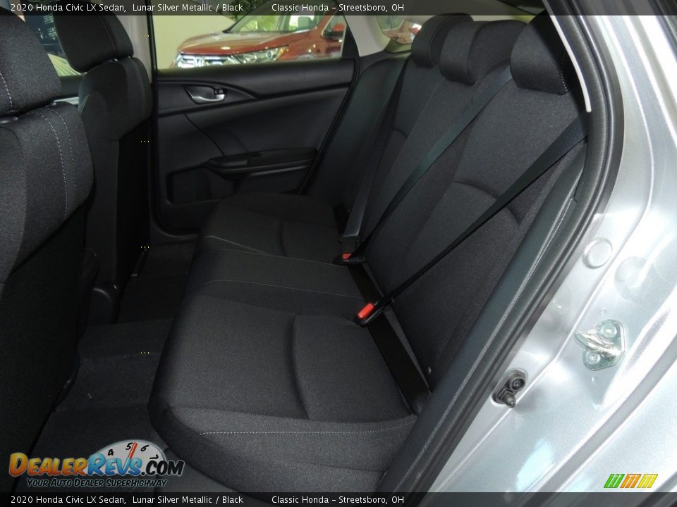 2020 Honda Civic LX Sedan Lunar Silver Metallic / Black Photo #13
