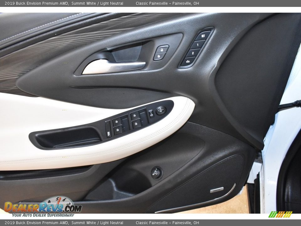 2019 Buick Envision Premium AWD Summit White / Light Neutral Photo #9