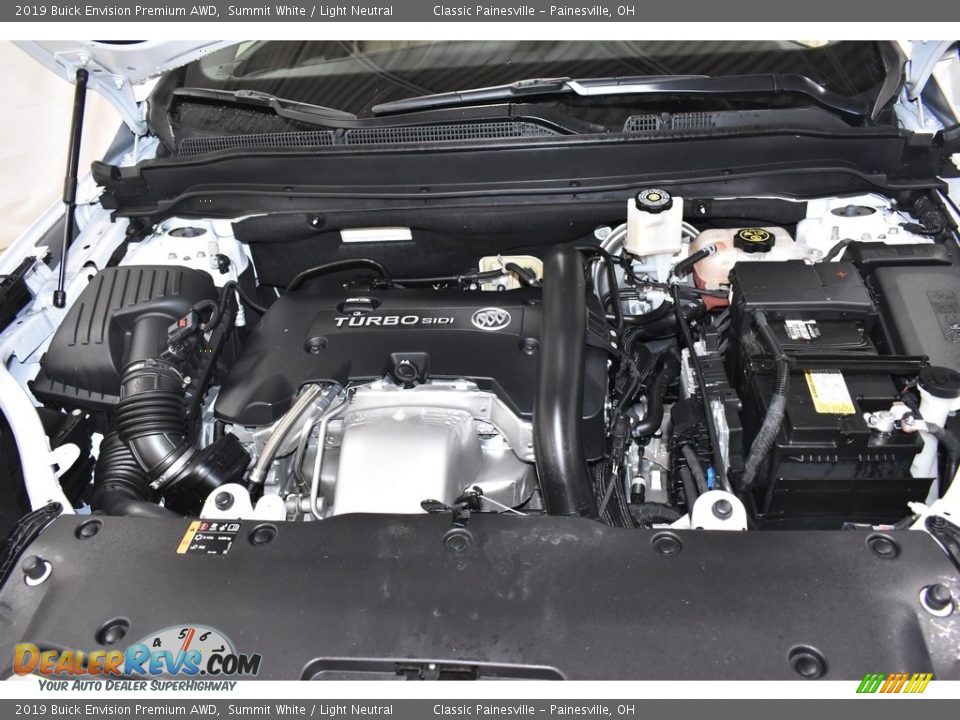2019 Buick Envision Premium AWD Summit White / Light Neutral Photo #16