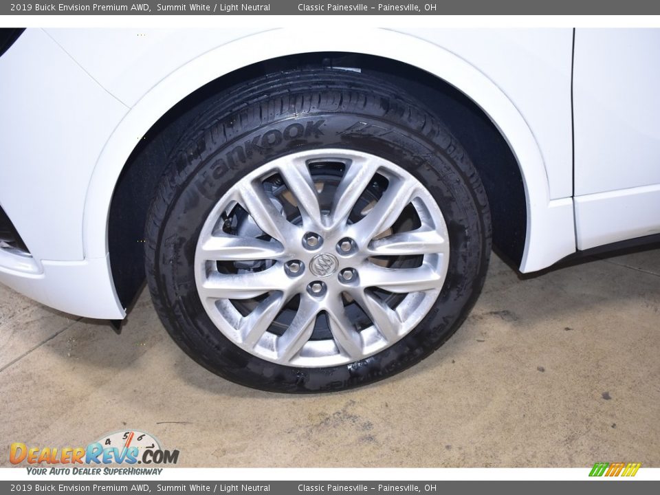 2019 Buick Envision Premium AWD Summit White / Light Neutral Photo #17