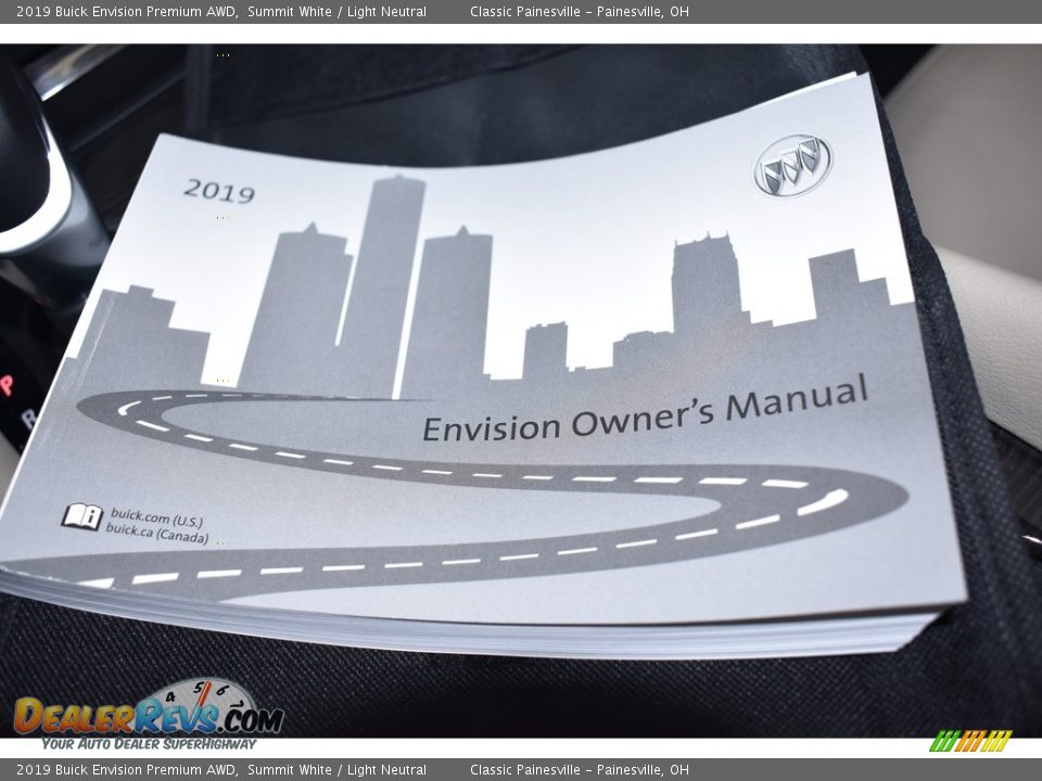 2019 Buick Envision Premium AWD Summit White / Light Neutral Photo #19