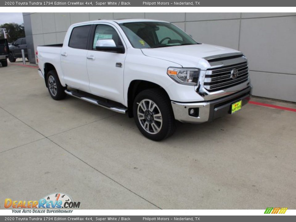2020 Toyota Tundra 1794 Edition CrewMax 4x4 Super White / Black Photo #2