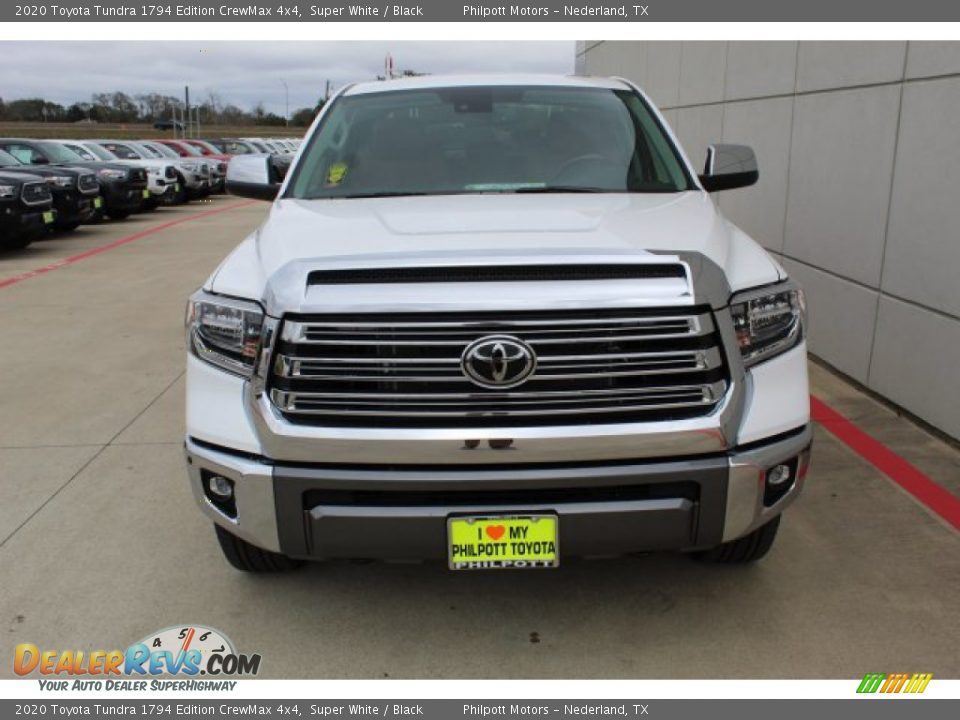 2020 Toyota Tundra 1794 Edition CrewMax 4x4 Super White / Black Photo #3