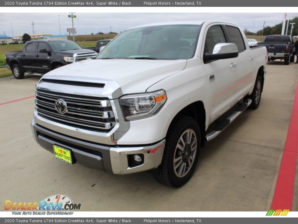2020 Toyota Tundra 1794 Edition CrewMax 4x4 Super White / Black Photo #4