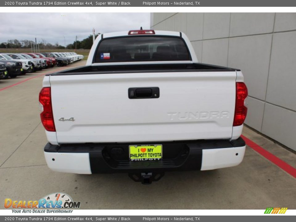 2020 Toyota Tundra 1794 Edition CrewMax 4x4 Super White / Black Photo #7