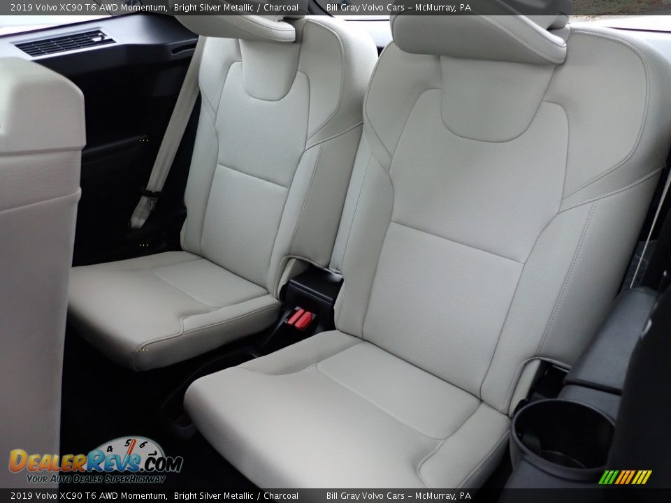 Rear Seat of 2019 Volvo XC90 T6 AWD Momentum Photo #13