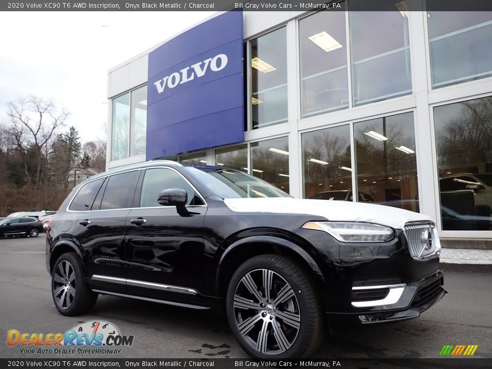 Front 3/4 View of 2020 Volvo XC90 T6 AWD Inscription Photo #1