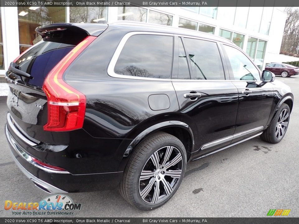 2020 Volvo XC90 T6 AWD Inscription Onyx Black Metallic / Charcoal Photo #2