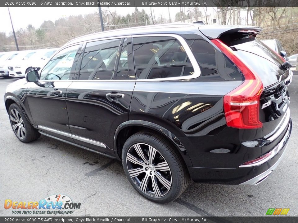 2020 Volvo XC90 T6 AWD Inscription Onyx Black Metallic / Charcoal Photo #4