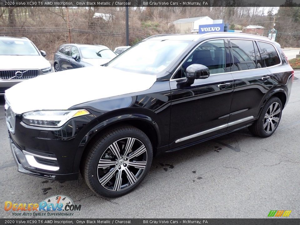 2020 Volvo XC90 T6 AWD Inscription Onyx Black Metallic / Charcoal Photo #5