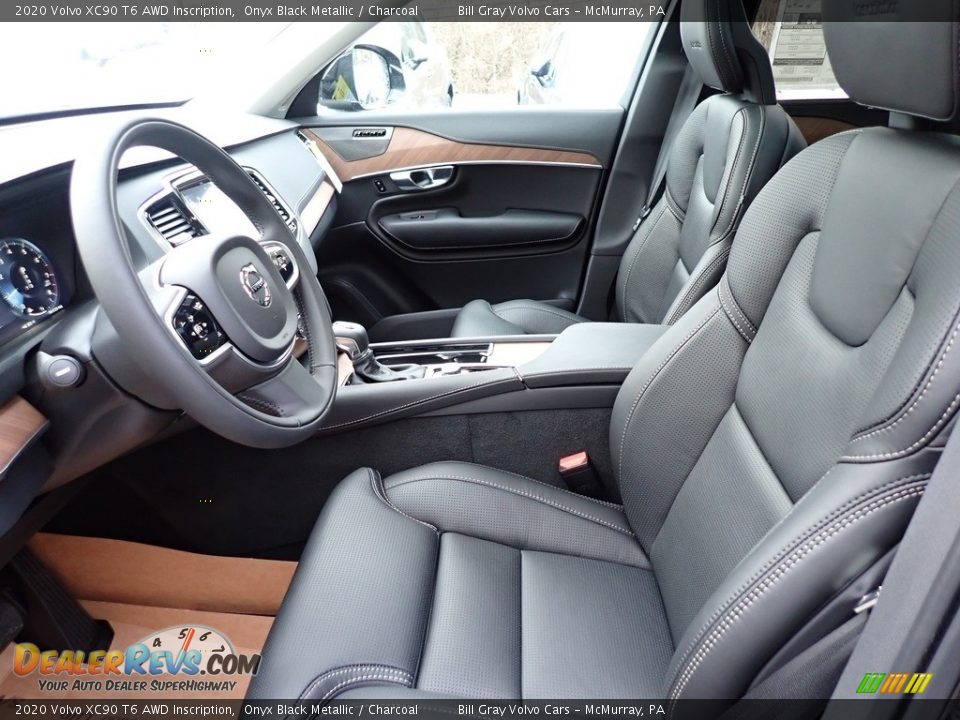 Charcoal Interior - 2020 Volvo XC90 T6 AWD Inscription Photo #7