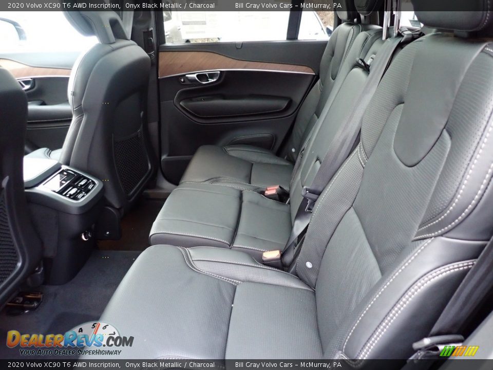 Rear Seat of 2020 Volvo XC90 T6 AWD Inscription Photo #8