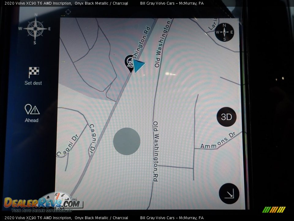 2020 Volvo XC90 T6 AWD Inscription Onyx Black Metallic / Charcoal Photo #13