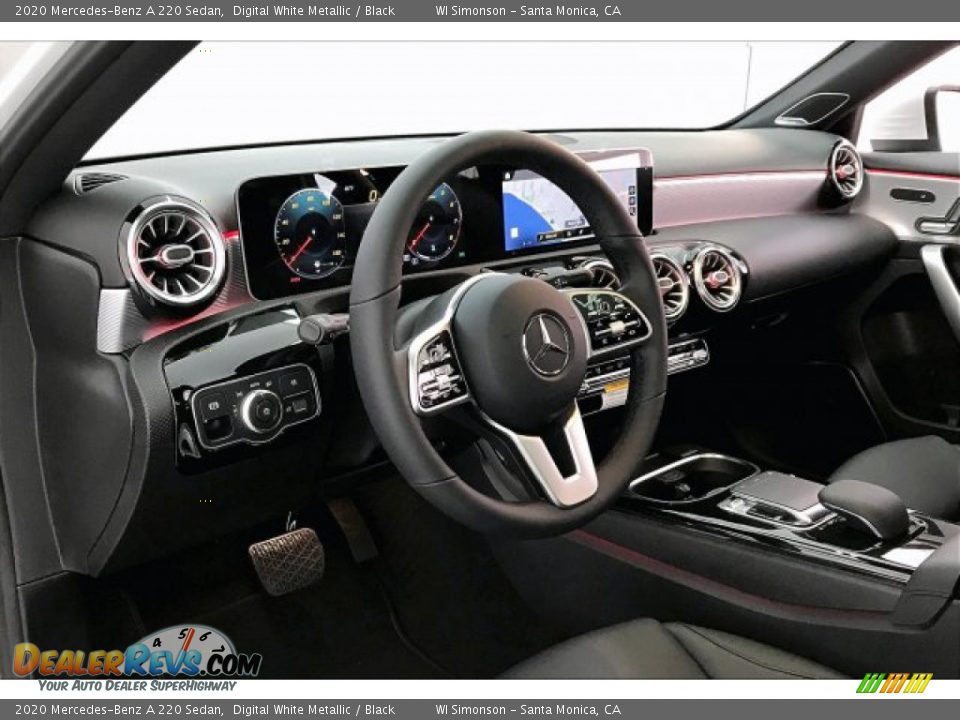 2020 Mercedes-Benz A 220 Sedan Digital White Metallic / Black Photo #4