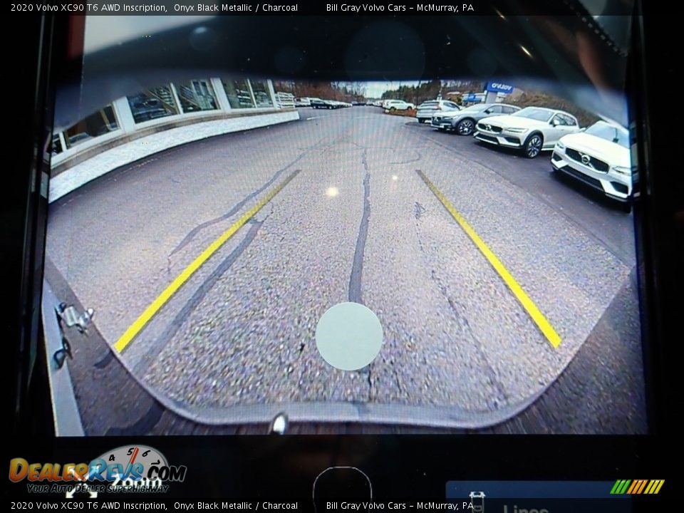2020 Volvo XC90 T6 AWD Inscription Onyx Black Metallic / Charcoal Photo #14