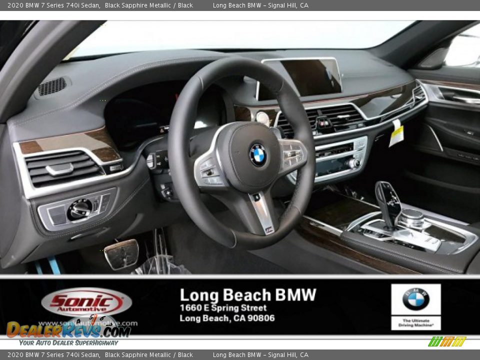 2020 BMW 7 Series 740i Sedan Black Sapphire Metallic / Black Photo #4
