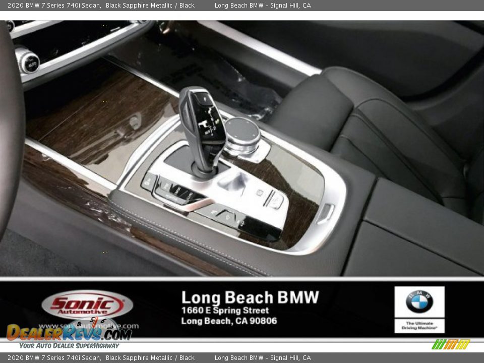 2020 BMW 7 Series 740i Sedan Black Sapphire Metallic / Black Photo #6