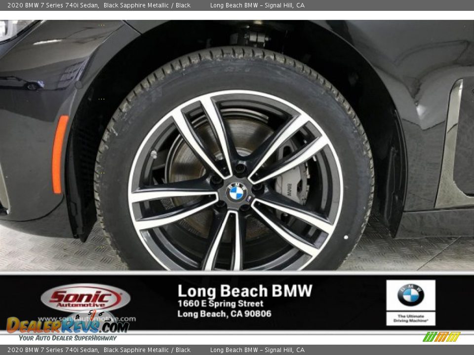 2020 BMW 7 Series 740i Sedan Black Sapphire Metallic / Black Photo #9