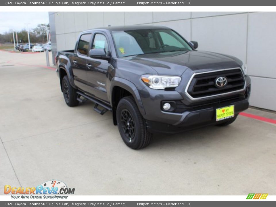 2020 Toyota Tacoma SR5 Double Cab Magnetic Gray Metallic / Cement Photo #2