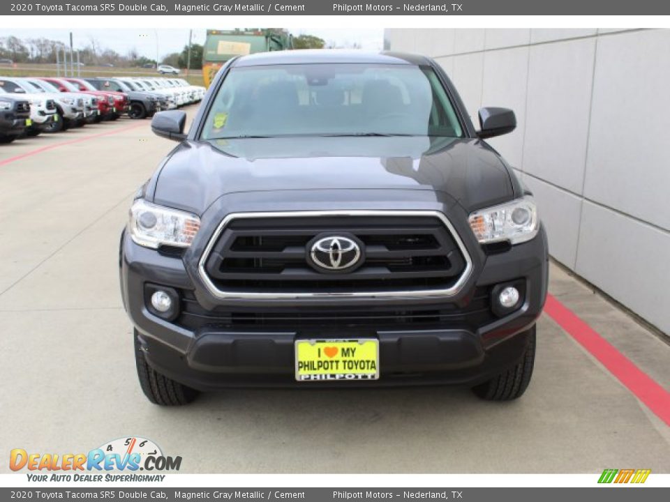 2020 Toyota Tacoma SR5 Double Cab Magnetic Gray Metallic / Cement Photo #3