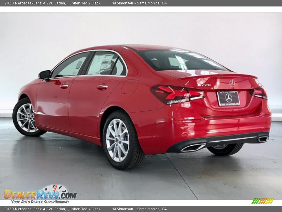 2020 Mercedes-Benz A 220 Sedan Jupiter Red / Black Photo #2