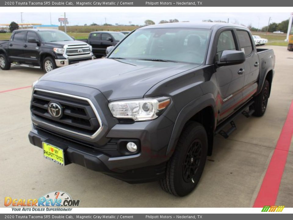 2020 Toyota Tacoma SR5 Double Cab Magnetic Gray Metallic / Cement Photo #4