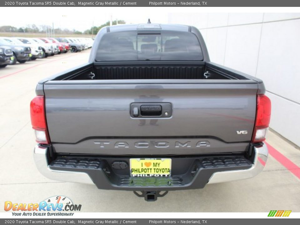 2020 Toyota Tacoma SR5 Double Cab Magnetic Gray Metallic / Cement Photo #7