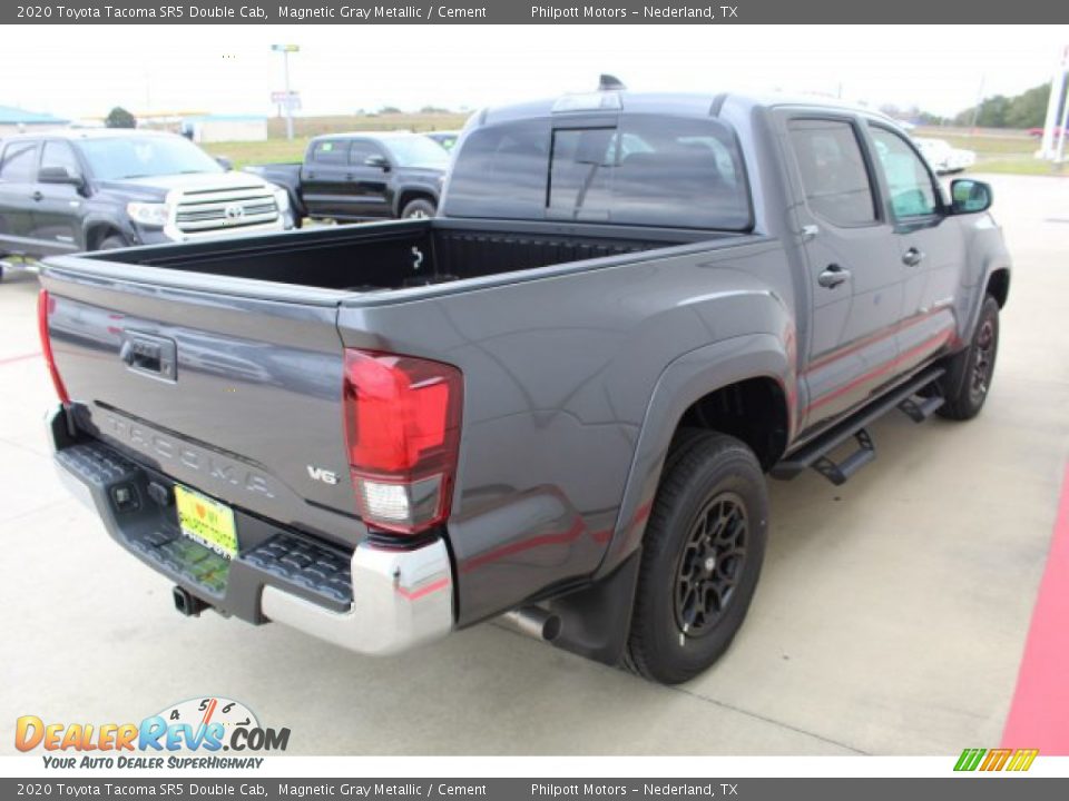 2020 Toyota Tacoma SR5 Double Cab Magnetic Gray Metallic / Cement Photo #8