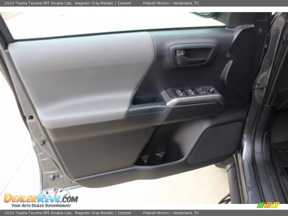 2020 Toyota Tacoma SR5 Double Cab Magnetic Gray Metallic / Cement Photo #9