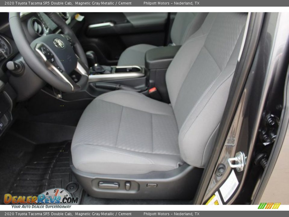 2020 Toyota Tacoma SR5 Double Cab Magnetic Gray Metallic / Cement Photo #10