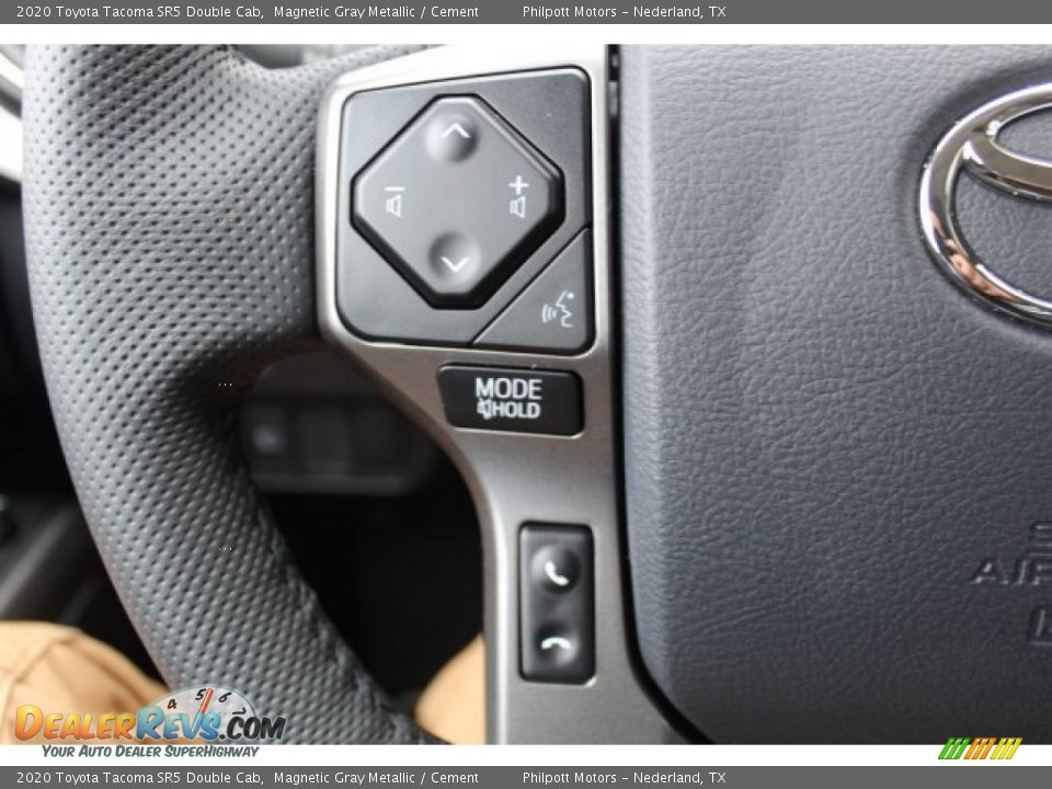 2020 Toyota Tacoma SR5 Double Cab Magnetic Gray Metallic / Cement Photo #11