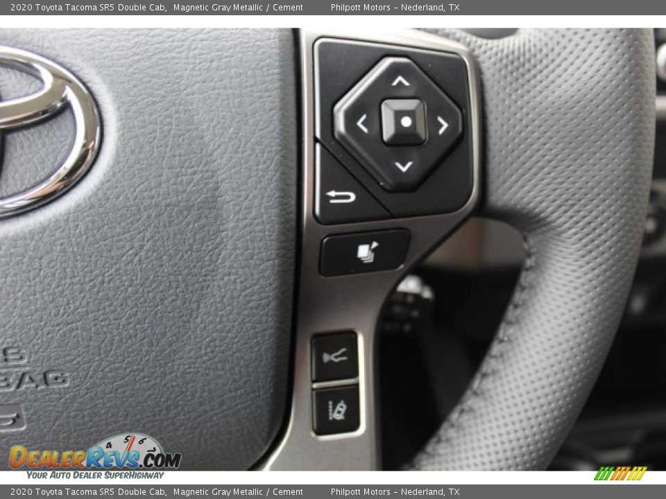 2020 Toyota Tacoma SR5 Double Cab Magnetic Gray Metallic / Cement Photo #12
