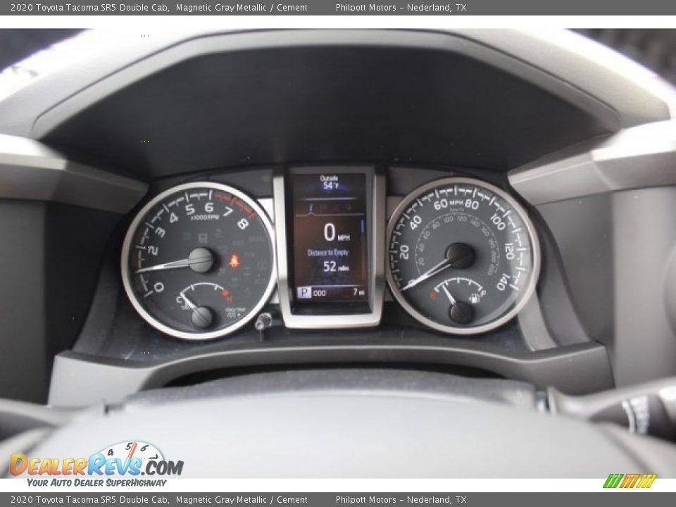 2020 Toyota Tacoma SR5 Double Cab Magnetic Gray Metallic / Cement Photo #13